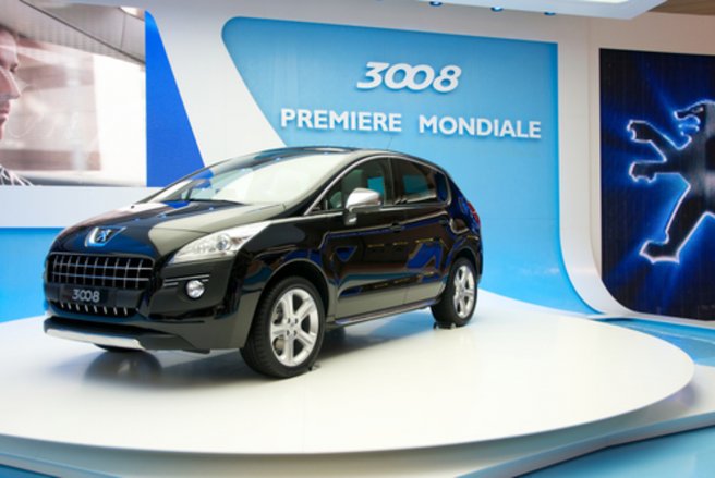 Le Peugeot 3008 remporte un succès commercial et d'estime. © Shutterstock