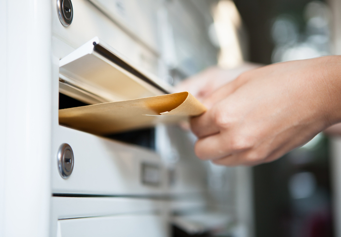 timbre courrier lettre
