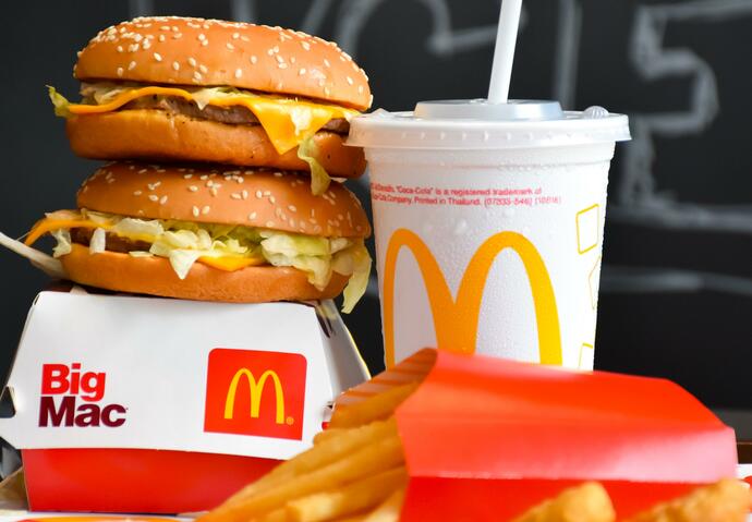 mcdonald's prix hausse menu