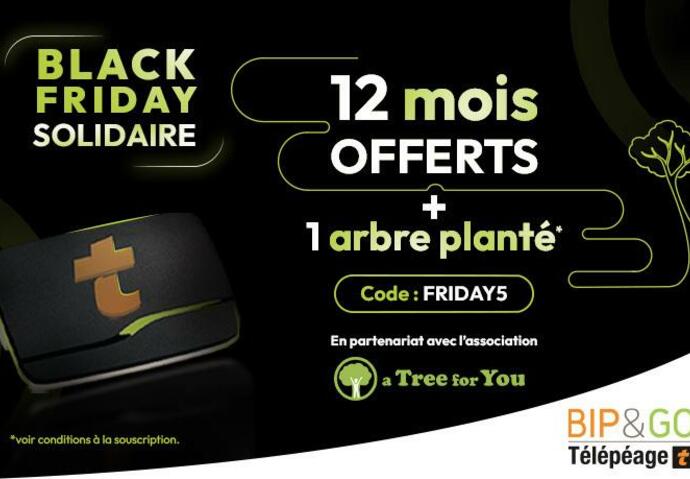 Offre Black Friday Solidaire de Bip&Go
