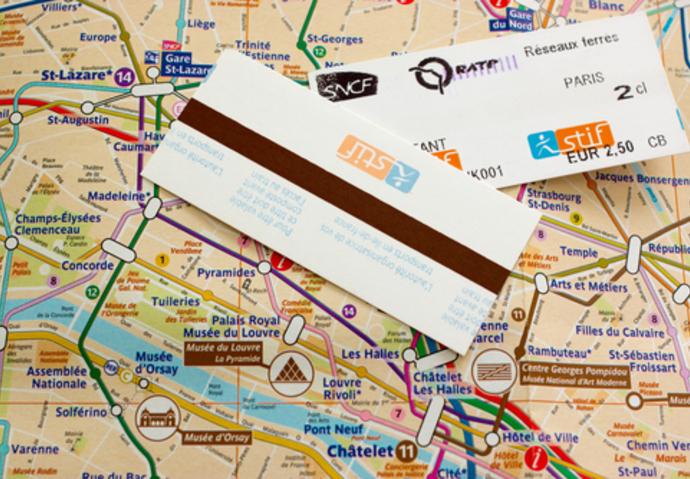 carnet de tickets métro