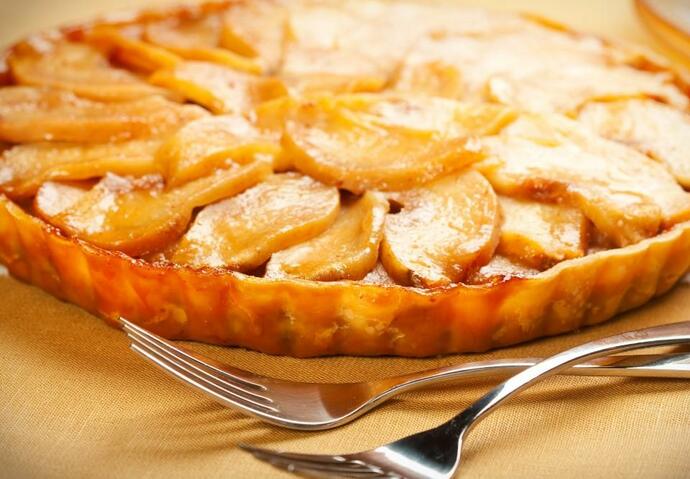 tarte pommes dent var couple