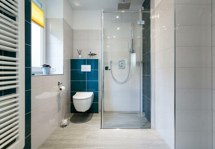 Douche à l'italienne