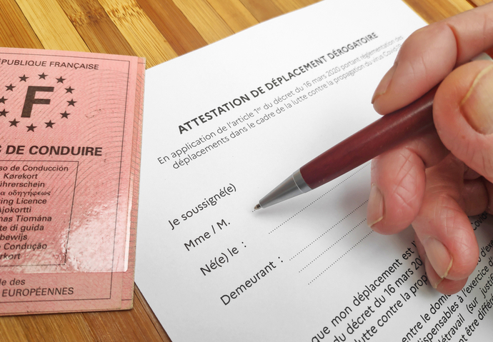 attestation de déplacement justificatif déconfinement