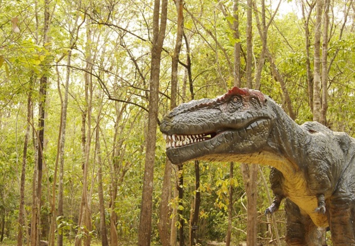 dinosaure jardin erreur